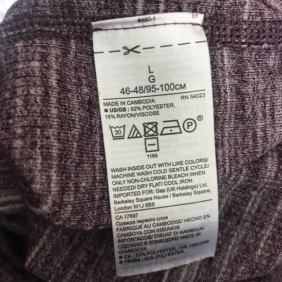 BANANA REPUBLIC Marled Purple Turtleneck Top - Picture 6 of 6